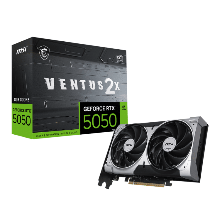 MSI GeForce RTX 5050 8G VENTUS 2X OC Graphics Card