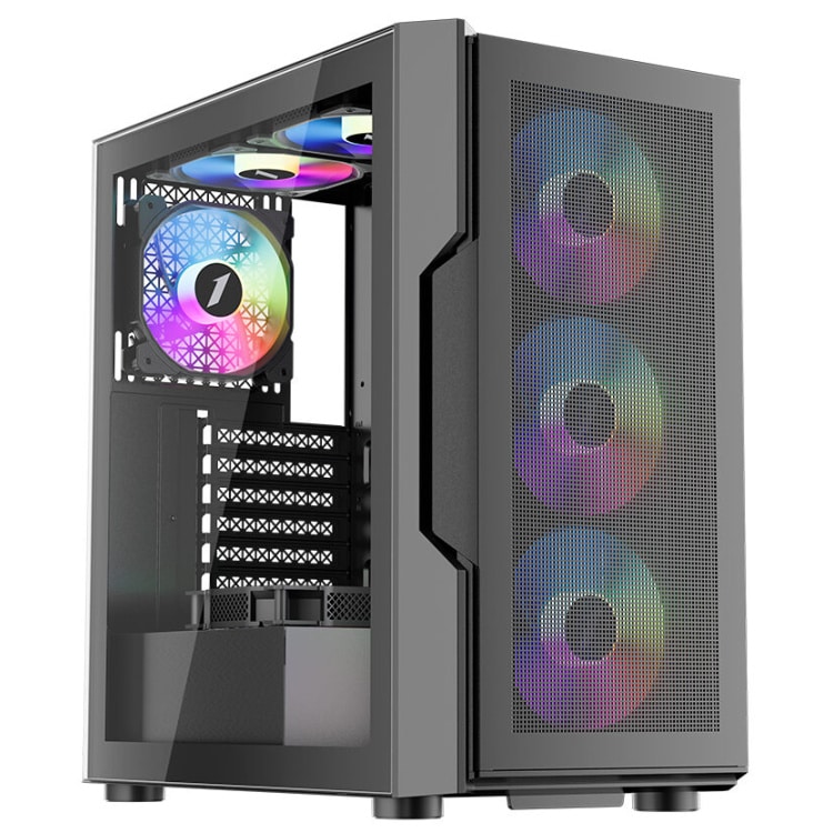 1st Player T7-P ATX Case No Fans (Black)