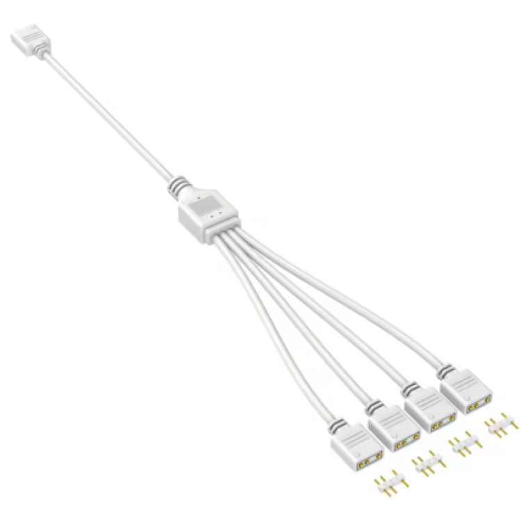 ARGB 1-to-4 Splitter Cable (White)