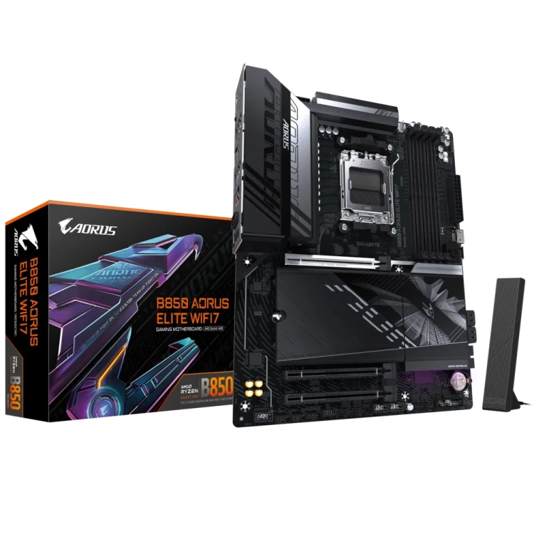 Gigabyte B850 Aorus Elite WiFi7 DDR5 ATX Motherboard (4 DIMM)