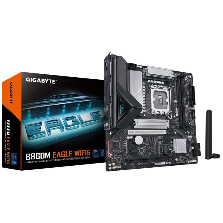 Gigabyte B860M Eagle WiFi6 DDR5 mATX Motherboard (2 DIMM)