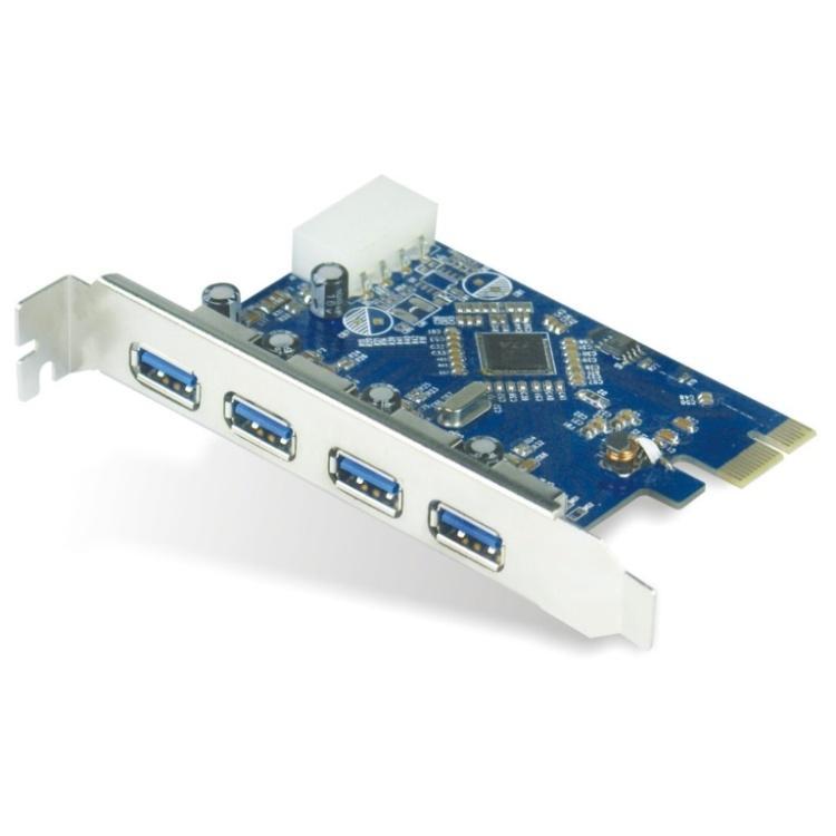 Astrotek PCIe 4 Port USB 3.0 5Gbps TypeA Expansion Card