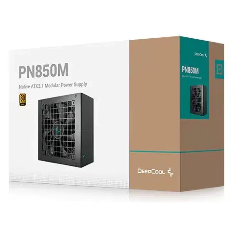 Deepcool PN850M 850W (80Plus Gold) PSU, Fully Modular (12VPHWR 16-pin)