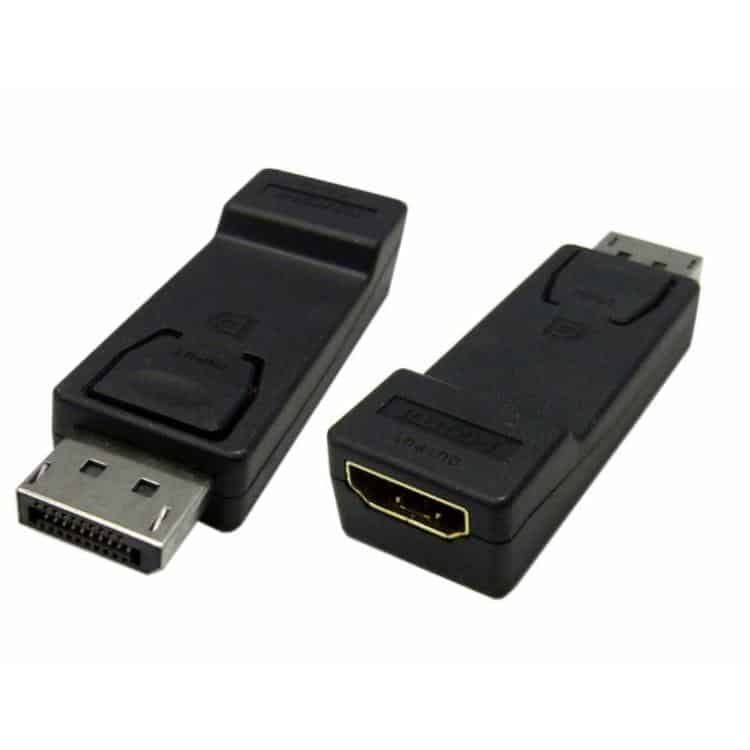DisplayPort (Male) to HDMI (Female) Compact Adapter