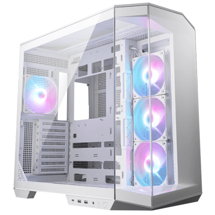MSI MAG PANO 100R PZ White ATX Case (4xARGB Fans)