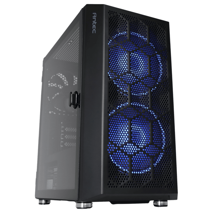 Antec NX200M mATX Case with 2x140mm RGB Fans and controller