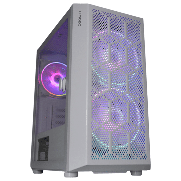 Antec NX200M mATX Case with 2x140mm+1x120mm RGB Fans (White)