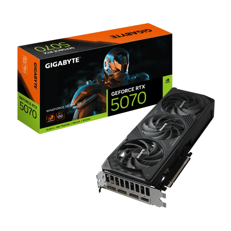 Gigabyte GeForce RTX 5070 12G Windforce OC Graphics Card
