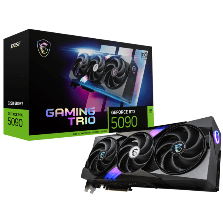 MSI GeForce RTX 5090 32G GDDR7 Gaming Trio OC Graphics Card