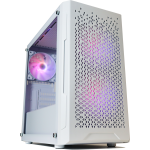 Crox S05T mATX Case with 3x120mm ARGB Fans (White)