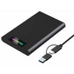 Simplecom SE239 External USB/USB-C 2.5" SSD/HDD Enclosure (Tool Free)