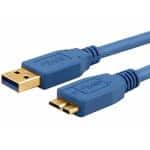 USB 3.0 Cable 3m Type A Male to Micro Type B Male (Blue)