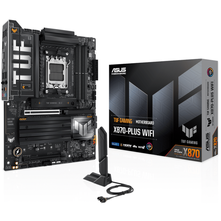 ASUS TUF Gaming X870-Plus WiFi7 DDR5 ATX Motherboard (4 DIMM)