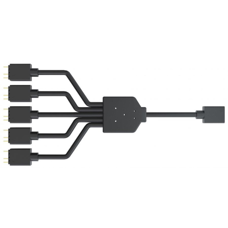 Cooler Master ARGB 1-to-5 Trident Splitter Cable (Black)