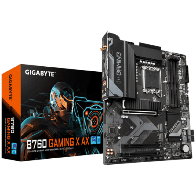 Gigabyte B760 Gaming X AX WiFi DDR5 ATX Motherboard (4 DIMM)