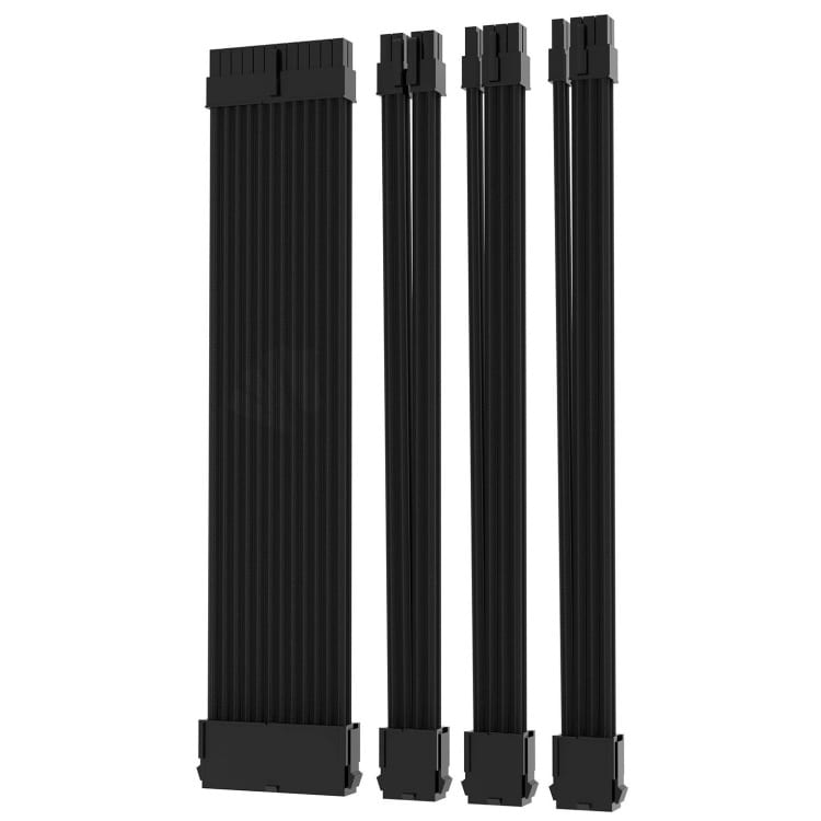 Sleeved Cable Kit (B) 1xATX, 1xEPS, 2xPCIe (Black)