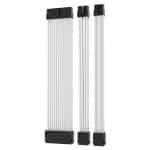 Sleeved Cable Kit (12VA) 1xATX, 1xEPS, 1x16pin 12VHPWR (White)