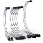 Sleeved Cable Kit (12VB) 1xATX, 1xEPS, 1x16pin-3x8pin PCIe (White)