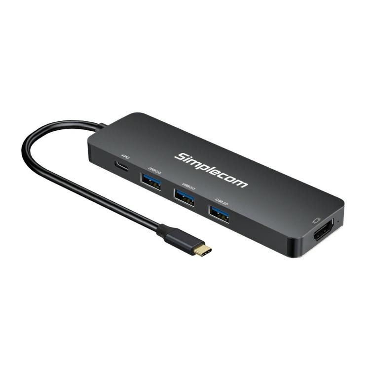 Simplecom CH545 USB Type-C 5-in-1 Hub/Docking Station with HDMI+USB