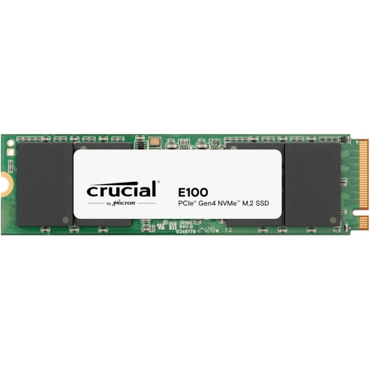 480GB M.2 NVMe SSD (Crucial E100) Gen4x4 up to 4700/2500Mbps