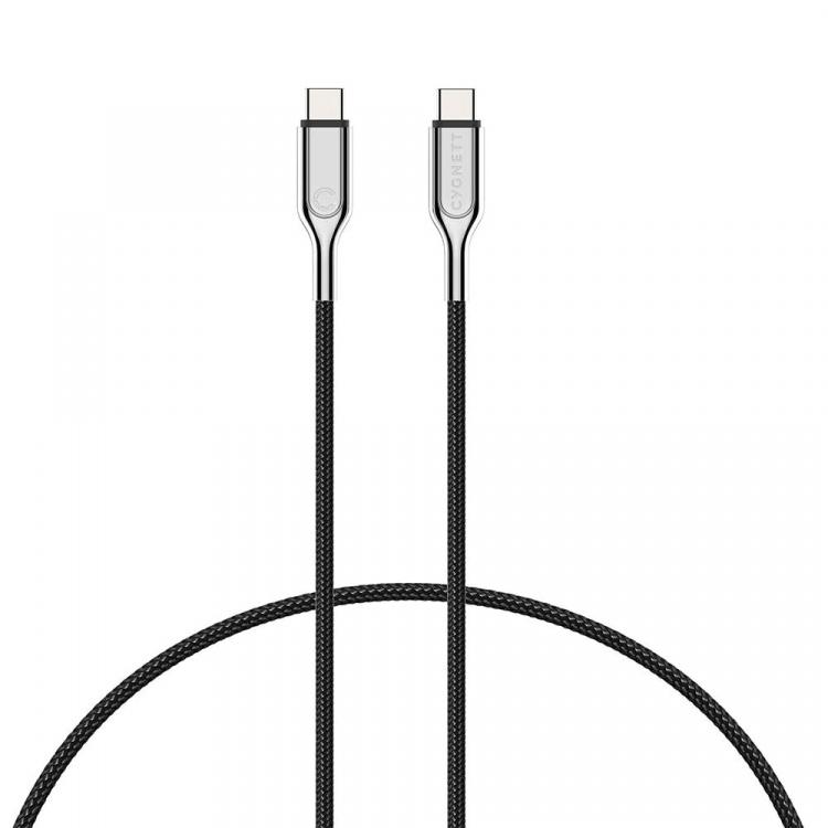Cygnett Armoured USB-C Type-C 1m Male to Male Cable (Fast charge/PD 100W)