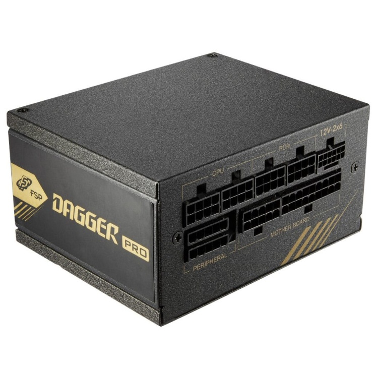 FSP Dagger Pro SFX 850W 80Plus Gold Power Supply, Fully Modular PCIe 5.1