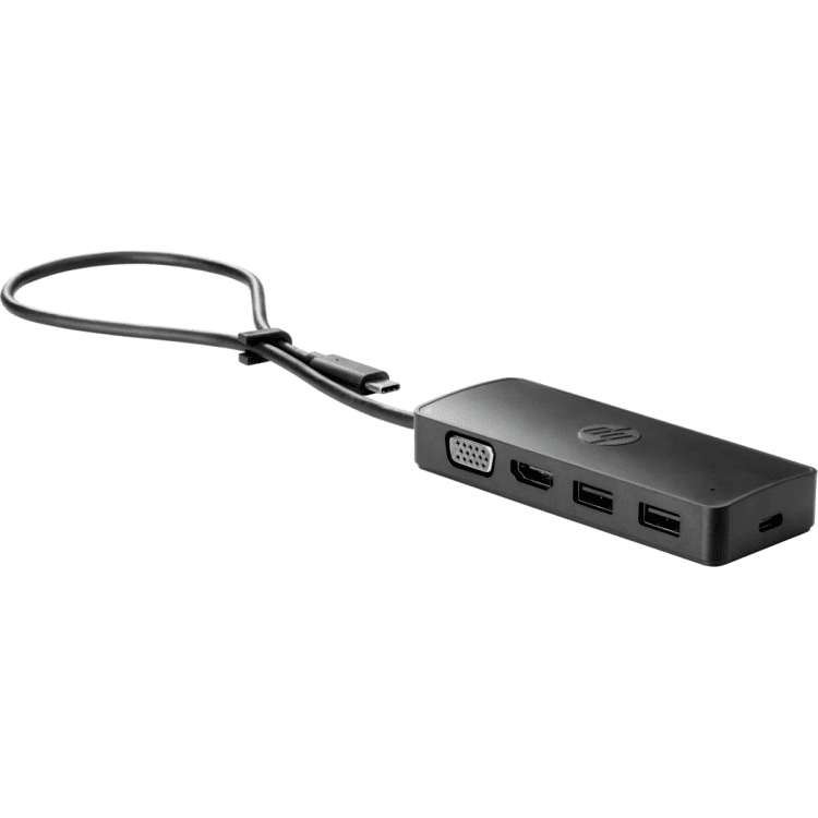 HP USB-C Travel Hub G2 USB 3 Type C to HDMI, VGA and USB-C/A ports with power delivery