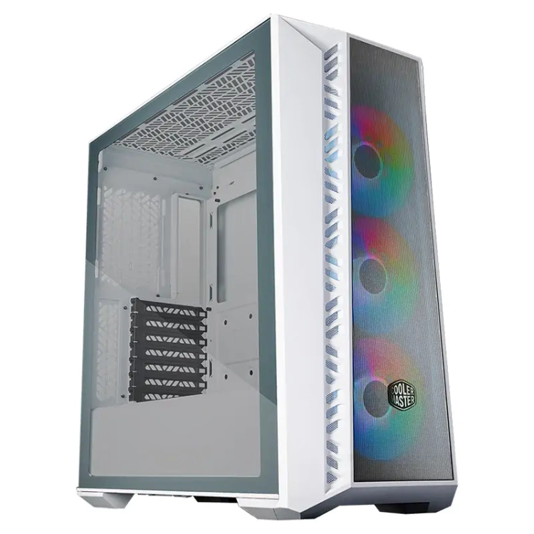 Cooler Master MasterBox MB520 Mesh ATX Case (3xARGB Fans) White