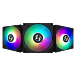 6 x Lian-Li ARGB LED Fans (Black)