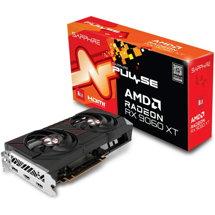 Sapphire PULSE Radeon RX 9060 XT 8G GDDR6 Graphics Card (Ex Demo)