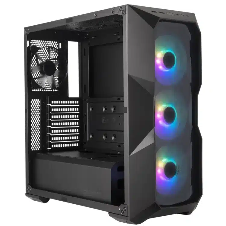 Cooler Master MasterBox TD500 Crystal ATX Case (Black)