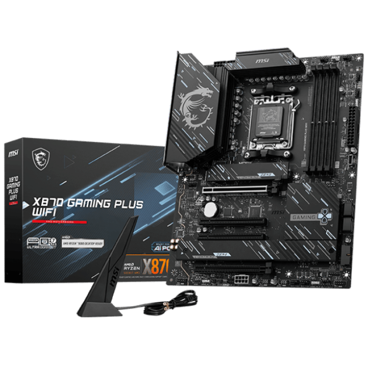 MSI X870 Gaming Plus WiFi7 DDR5 ATX Motherboard (4 DIMM)